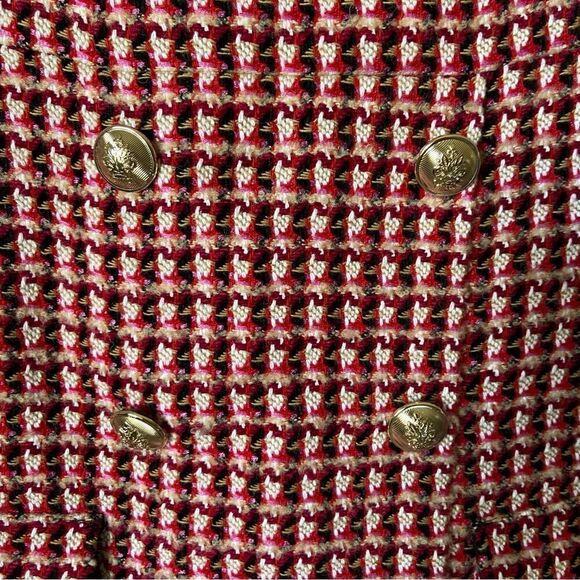 Maje Russi Tweed Mini Pink Dress Fuchsia Size XS - Picture 11 of 15